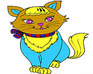 play Ornate Cat Coloring