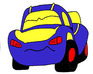 play Blue Car Coloring