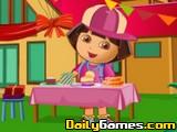play Dora Birthday Bash Cleaning