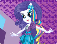 play Rainbow Rocks Rarity Dress Up