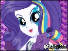 play Rainbow Rocks Rarity Dress Up