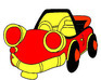 play Mini Red Car Coloring