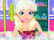 play Little Girl Bath Care