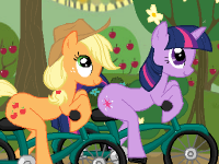 play Little Pony Bike Racing