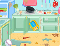 play Kitchen Restaurant Clean Up 2