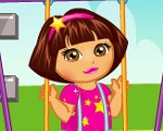 play Dora Baby Caring