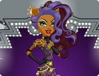 play Black Carpet Clawdeen Wolf