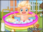 play Baby Lizzie Outdoor Bathing