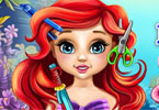 play Baby Ariel Real Haircuts