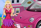 play Barbie Car Cleaning