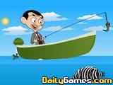play Mr Bean Fishing