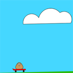 play Pou Cliff Jump