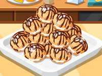 play Make Chocolate Profiteroles