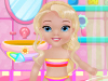 play Baby Elsa Bathing