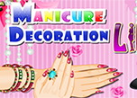 Floral Manicure Decoration