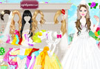 play Barbie Princess Bride Dress Up