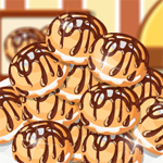 play Make Chocolate Profiteroles