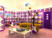 play Candy Rooms 009:Dark Violet Pop