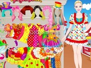 Barbie Clown Princess Dressup