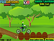 play Green Lantern Bike Run