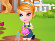 play Baby Barbie Gardening