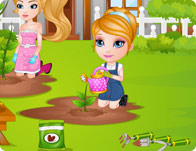 play Baby Barbie Learns Gardening