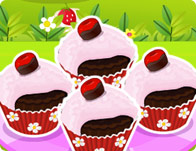 Chocolate Cherry Cupcake