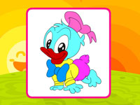 play Joyful Donald Coloring