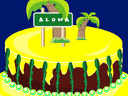 play Aloha Cake Decor Kissing