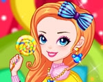 play Rainbow Girl With Lollipop