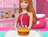 play Barbie Hamburger Shop