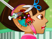 play Dora Ear Doctor