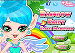 Rainbow Fairy Facial Makeover