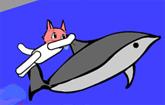 play Cat On A Dolphin