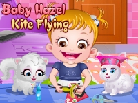 Baby Hazel Kite Flying Kissing