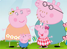 Peppa Pig Mothers Day Kissing