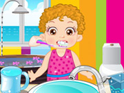 play Little Baby Caring Kissing