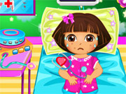play Dora Disease Doctor Care Kissing