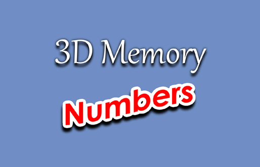 play 3D Memory: Numbers