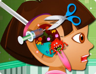 play Dora Ear Doctor