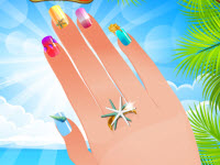 play Nail Studio Beach Design