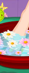 play Flower Pedicure Designs