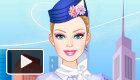 play Stewardess Barbie