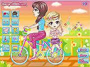 Blowing Bubbles On The Bicycle