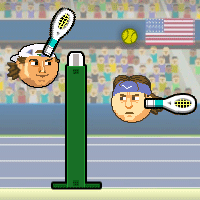 play Sports Heads: Tennis Open