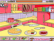 play Mia Cooking Peach Flan