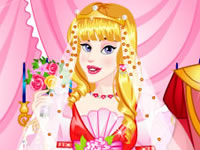 play Aurora Wedding Dress Up