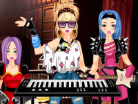 play Rockband Keyboard Girl