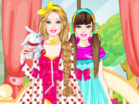 Barbie Sleepover Princess Dressup