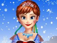 play Frozen Anna Natural Makeover